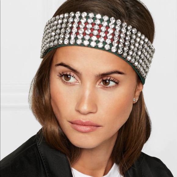 gucci rhinestone headband